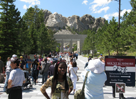 Photo Summer 2012 Mount Rushmore National Memorial, SD (Grace K., Ghana)